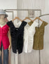 MATINEE Runched Tops With Detachable Strap